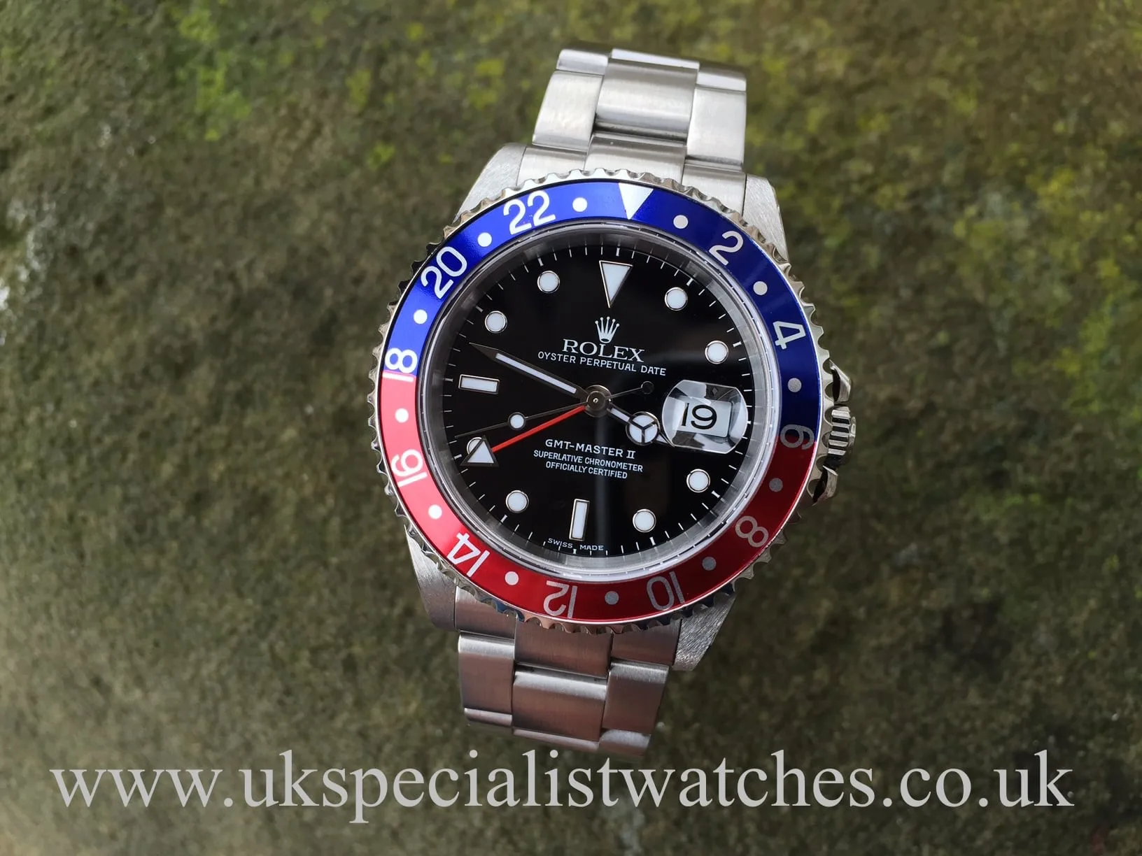 Rolex GMT Master II Pepsi Bezel - 16710 - Rolex Watches UK | Used & Pre ...