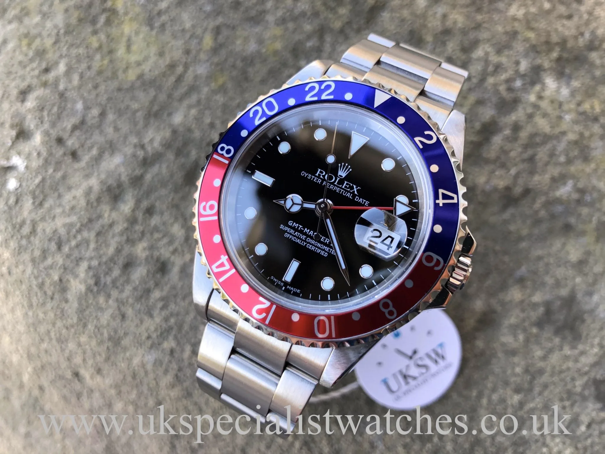 ROLEX GMT MASTER II – PEPSI - STAINLESS STEEL – 16710T - Rolex Watches ...