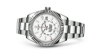 2017 Rolex Sky-Dweller In Stainless Steel With The White Dial