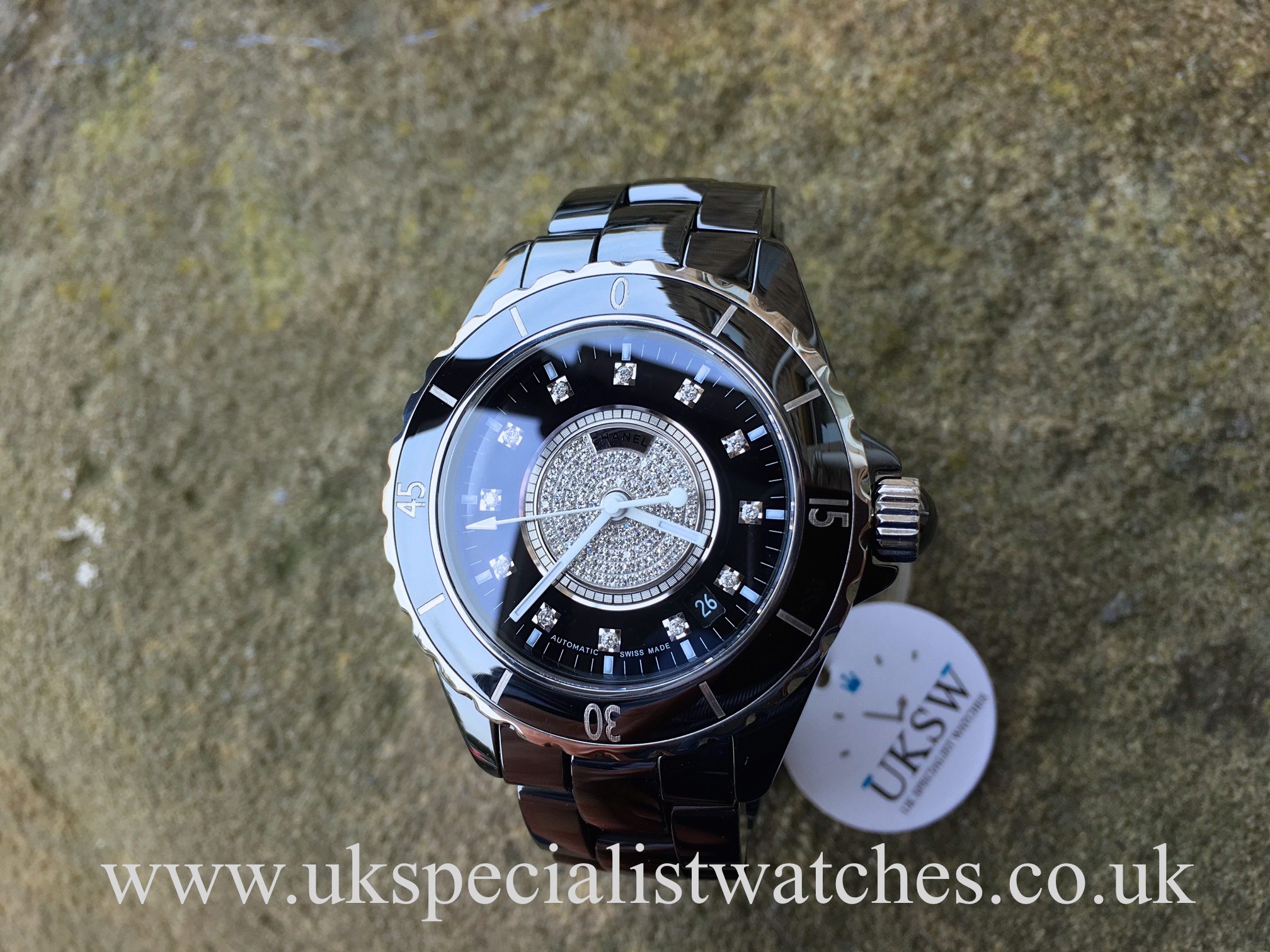 Chanel J12 Automatic - Diamond Pave 