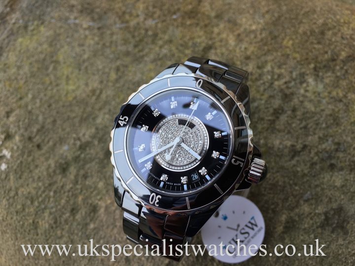 UK Specialist Watches have a Chanel J12 Automatic - Diamond Pave Dial - 38mm – H1757