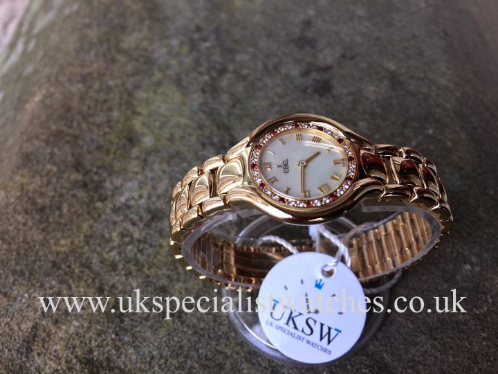 UK Specialist Watches have a Ebel Beluga Lady - 18ct Yellow Gold - Diamond Bezel - 866940