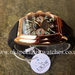 UK Specialist Watches have an 18ct Rose Gold Franck Muller conquistador 8005cc Chronograph with box and papers.
