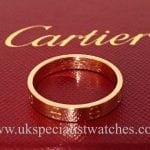 UK Specialist Watches have the beautiful Cartier Rose Gold Love Ring - Size 56 -