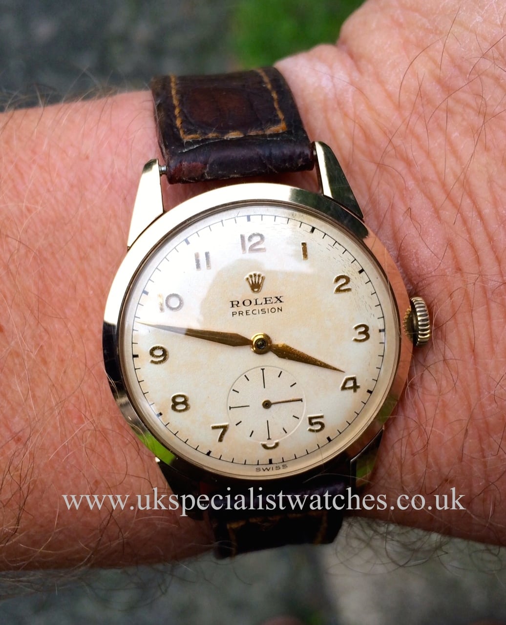 Rolex Precision Gold 1960s Vintage 