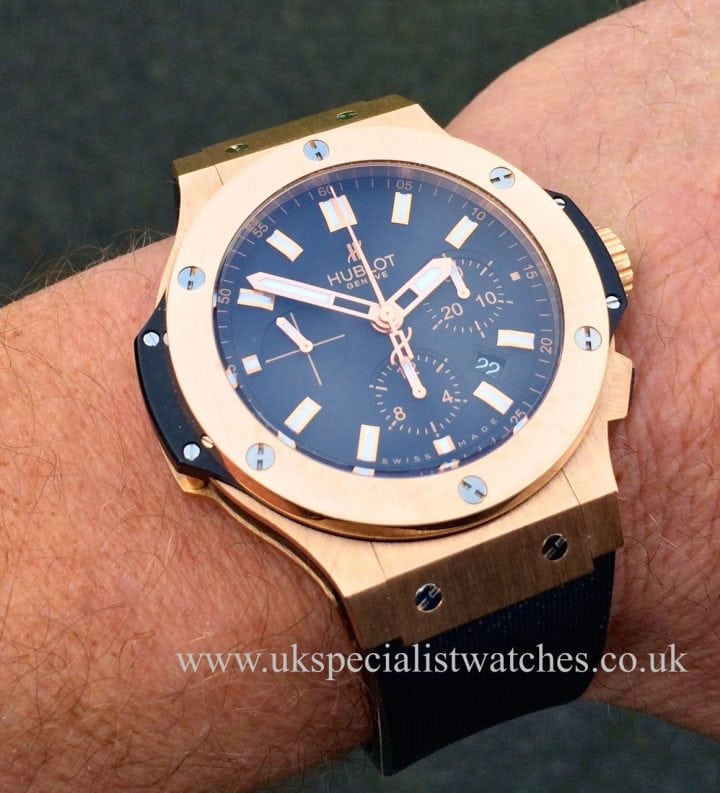 For sale at UK Specialist Watches Hublot 18ct Rose Gold 44mm Big Bang - 301 PX 1180 RX