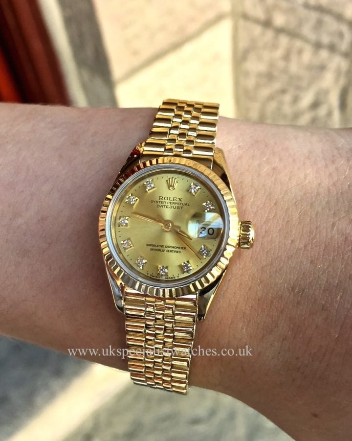 UK specialist watches have a Rolex Lady Datejust with a 18ct Gold Jubilee bracelet – 69178