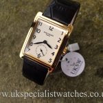 UK Specialist Watches have a rare Patek Philippe Gondolo 5010 in 18ct Gold with a black alligator strap.