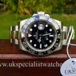UK Specialist watches have a new 2016 Rolex GMT Master 116710LN