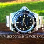 Rolex Submariner 5513 vintage 1966 for sale at uk specialist watches