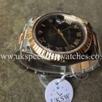 UK Specialist watches have a new model 2017 Rolex Datejust II Steel & 18ct Gold – 41mm with a Black Roman Dial – 116333