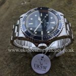 UK Specialist Watches have a rare vintage Rolex Submariner 5513 with the very rare serif dial 1977.