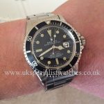 UK Specialist Watches have a vintage Rolex Submariner 1860 Red Writing - 1971