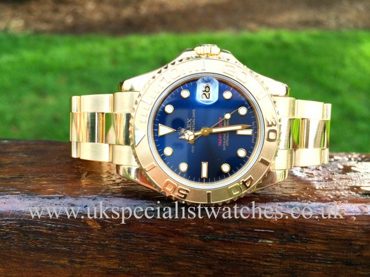 Rolex Yacht-master mid-size 35mm Yellow gold 68628