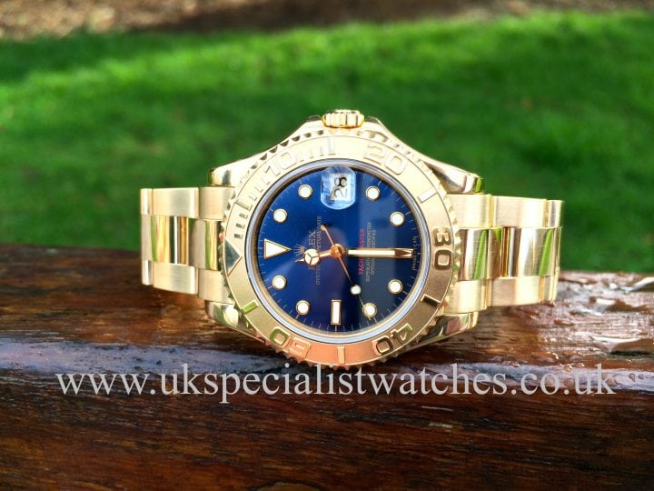 Rolex Yacht-master mid-size 35mm 18ct Yellow gold 68628