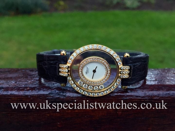 UK Specialist Watches have a Chopard 18ct Happy Diamonds 20/5966 Full Diamond Set