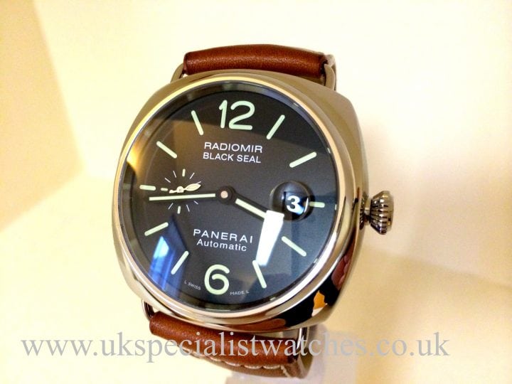 For sale at uk specialist watches Panerai Radiomir Blackseal PAM 287