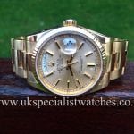 UK Specialist Watches have a stunning Rolex Day Date Oyster Gents 18ct Gold 118238