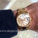 UK Specialist Watches have a stunning Rolex Day Date Oyster Gents 18ct Gold 118238