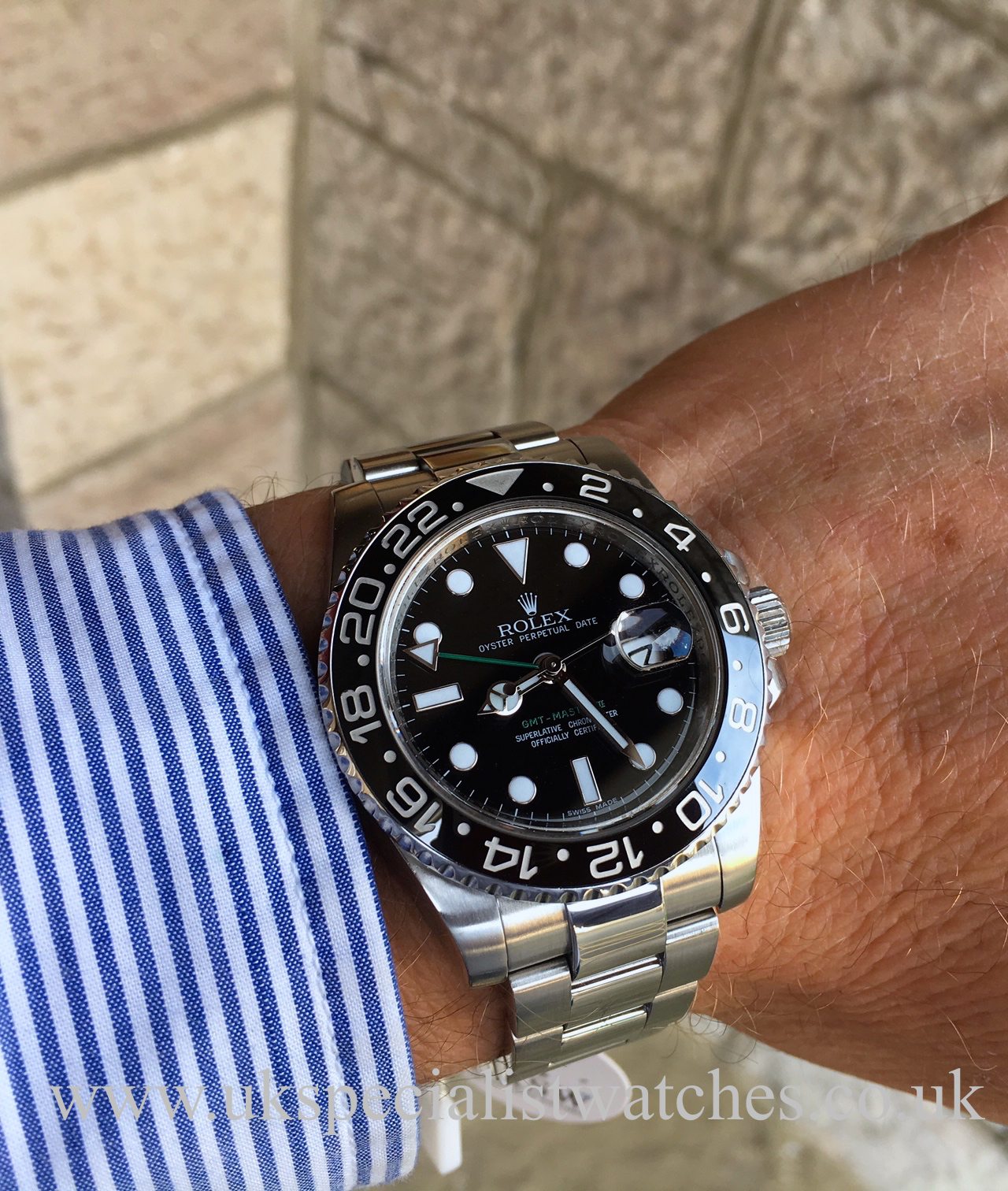 Rolex GMT Master II - Stainless Steel - Ceramic Bezel - 116710LN - UK  Specialist Watches