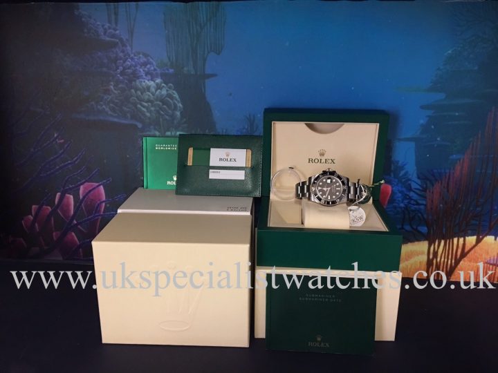 UK Specialist Watches have a 2016 new Unused Rolex Submariner 116610LN