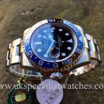 UK Specialist Watches have a 2016 New Unused Rolex GMT Master II - Black Blue - Bruiser - Batman - 116710BLNR