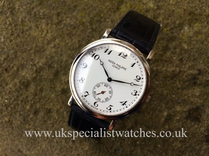 In sock at UK Specialist Watches 18 ct White Gold Patek Philippe Calatrava - 5022 G