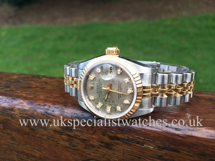 For sale at UK Specialist Watches Rolex Lady-Datejust 26mm Gold & Steel - 'Diamond Dial'