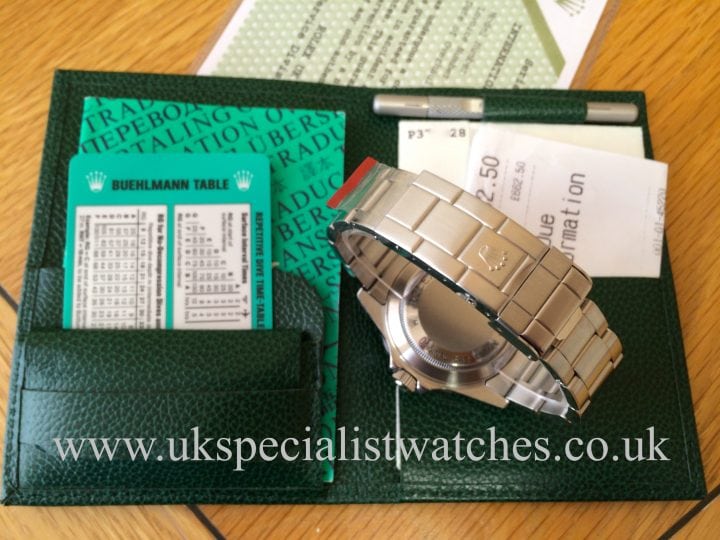 For sale at UK Specialist Watches Rolex Sea-Dweller Classic Sapphire 16600