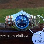 UK Specialist Watches have a Ladies Breitling Starliner with a factory blue mother of pearl diamond dial - A71340