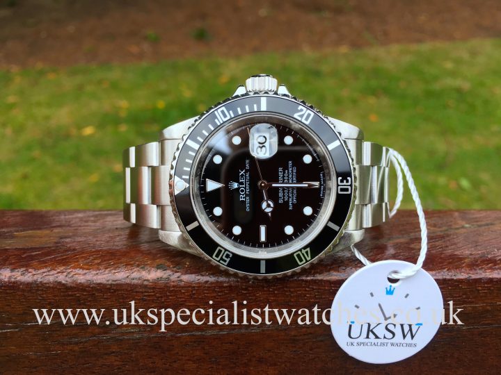 UK Specialist Watches have a rare Final Edition Rolex Submariner 16610T - 2008
