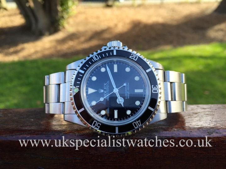 UK Specialist Watches have a beautiful Rolex Vintage Submariner 5513 with the rare Spider Dial