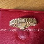 Available at UK Specialist Watches Rolex President lady-date just 18ct Gold totally Diamond Set 69178