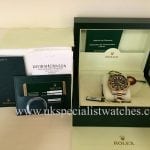 UK Specialist Watches have a unused Rolex GMT-Master II Gold & Steel 116713LN with the Ceramic Bezel