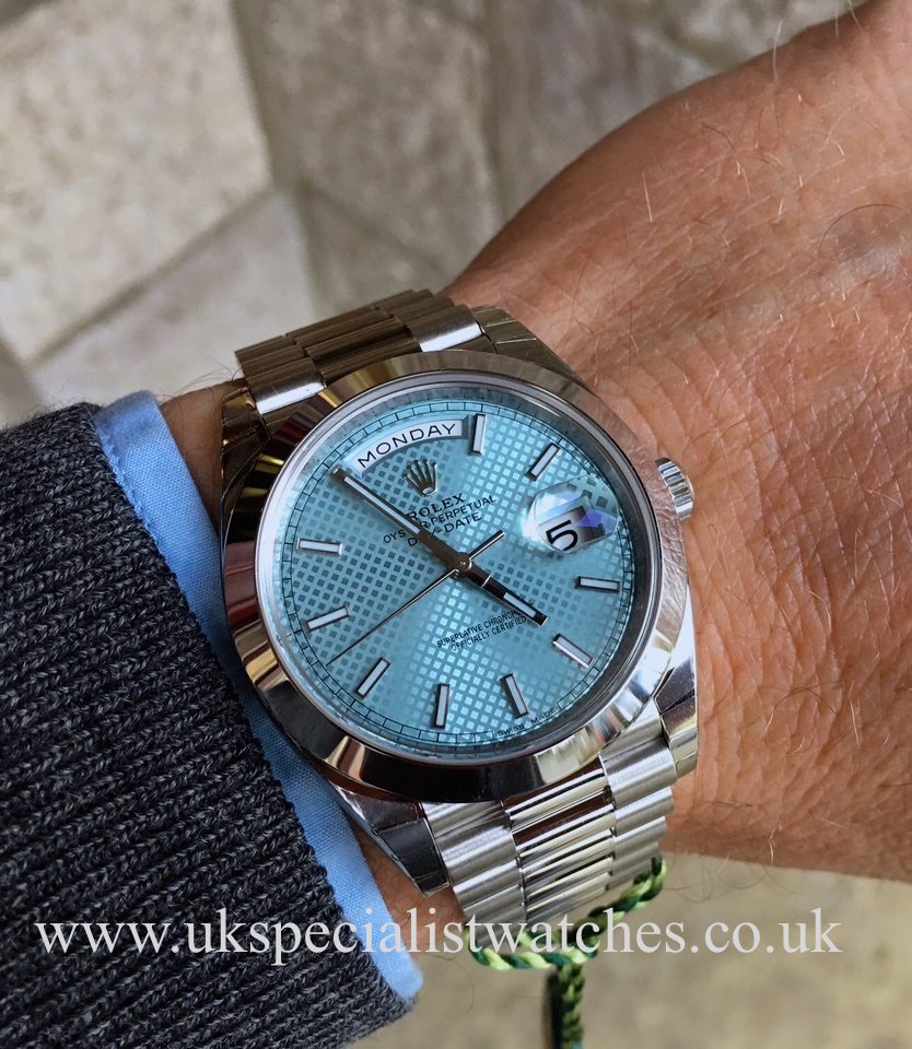 ice blue dial rolex