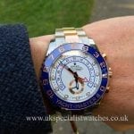 UK Specialist Watches have a unused new model Rolex Yacht-Master II in Steel & Rose Gold model ref 116681