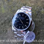 UK Specialist Watches have a Rolex Air-king Precision 14000M - Stainless Steel – Black Dial