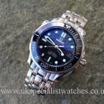 limited edition Omega Seamaster James Bond OO7 - 50th anniversary with a diamond set at 7 O'clock - 21230362051001