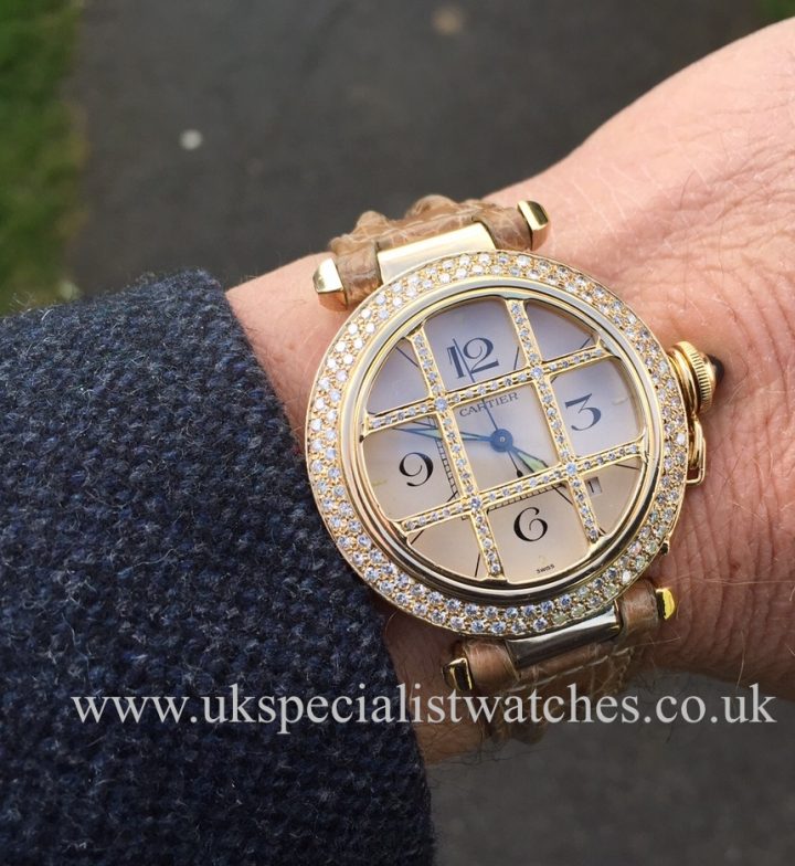 Cartier pasha diamond grill Clearance