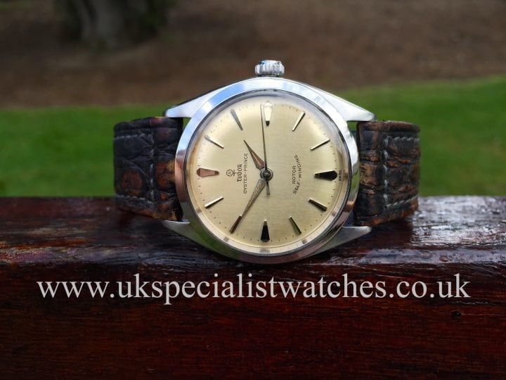 Vintage Tudor Oyster Prince from 1961 with sunburst Small Rose dial - 7956