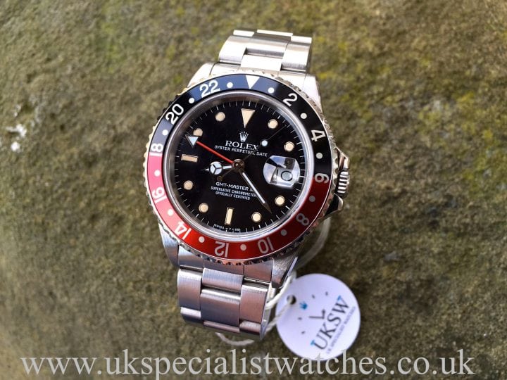 UK Specialist Watches have a Fat Lady 16760 Coke - Sophia Loren Rolex GMT Master II