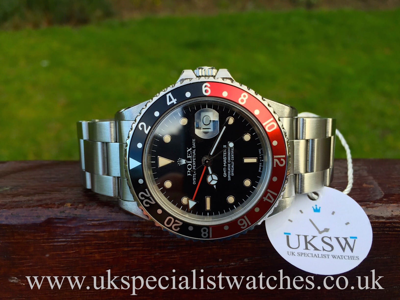Rolex GMT Master II Coke - Fat Lady -16760 - Sophia Loren - UK Specialist  Watches