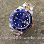 UK Specialist Watches have a Rolex Submariner Date Steel & Gold Blue Dial –16613