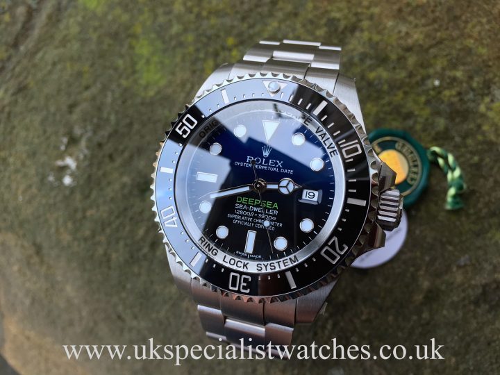 UK Specialist Watches have a Rolex Deepsea D-Blue - James Cameron Edition, new unused 2016.