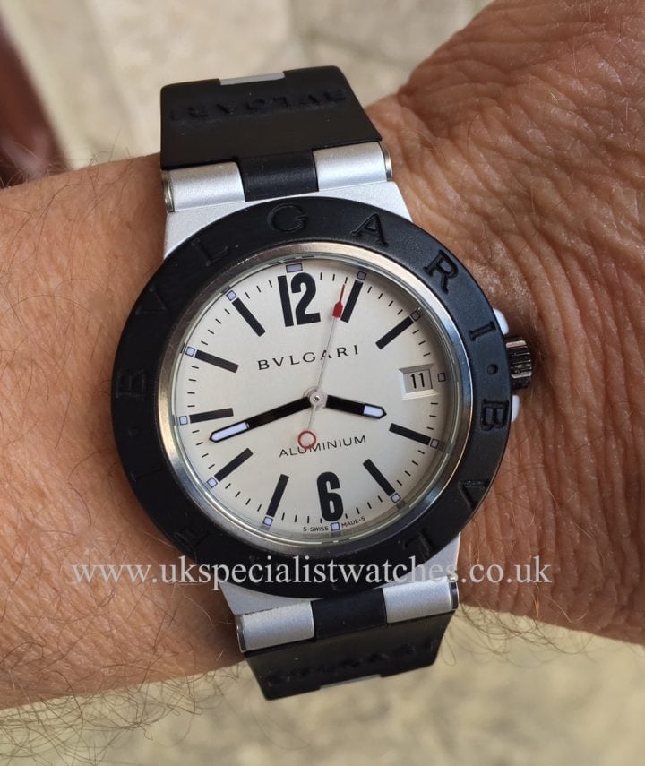 In stock at UK Specialist Watches- Bvlgari Aluminium Automatic -AL38TA