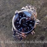 Uk specialist watches have a Jaeger-LeCoultre Master Compressor Memovox with alarm function 146.8.97
