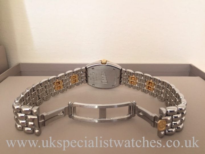 UK Specialist Watches have a beautiful Ladies Chopard Steel & gold Mother of pearl dial and diamond set bezel