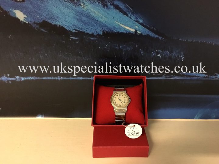 UK Specialist Watches have a unisex Cartier Santos Ronde Steel & 18ct yellow gold - 187902