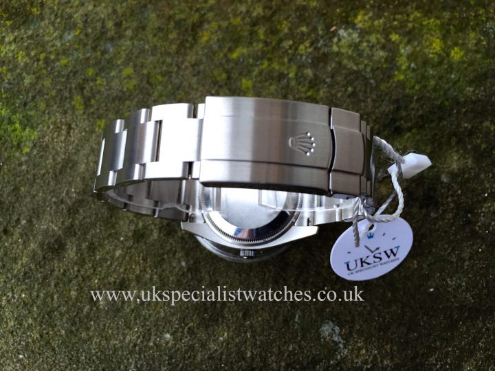 UK Specialist Watches have a Stainless Steel Rolex Air-King with a white Roman Dial 114200
