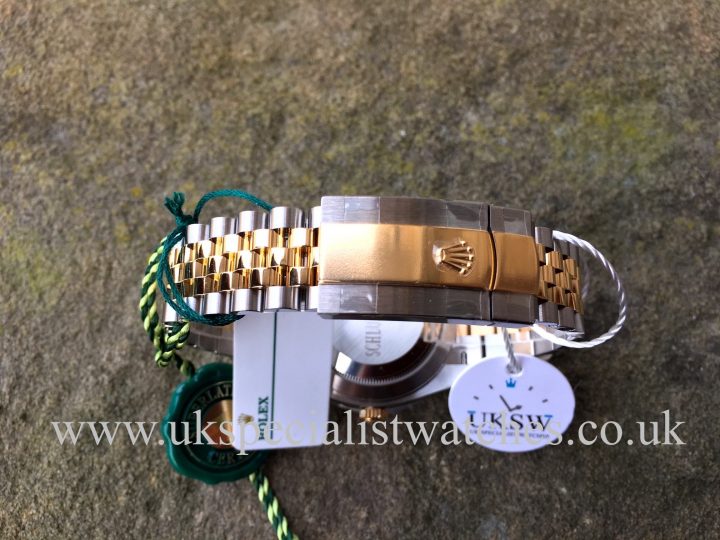 UK Specialist Watches have a brand new Rolex Datejust 41 in stainless steel & 18ct yellow gold with a silver dial - 126333